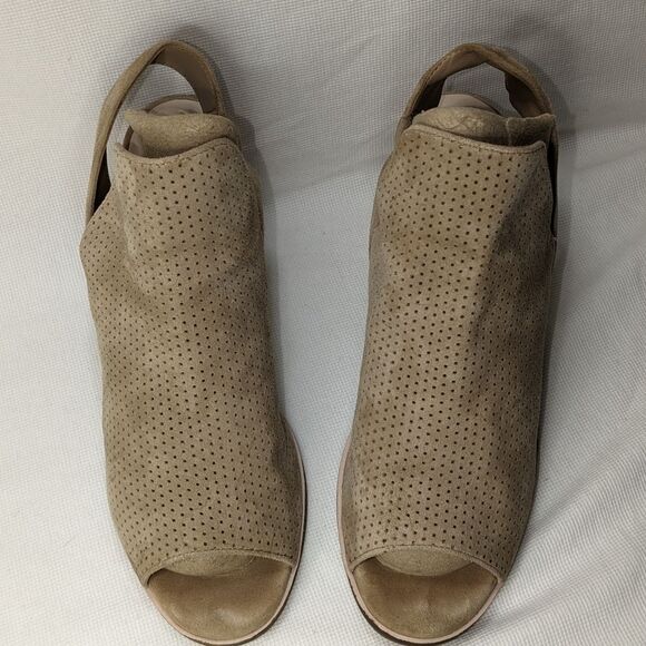 Cole Haan Grand OS Sandals Women Size 7 1/2 Tan Open-Toe Sling Bootie. - Picture 2 of 12